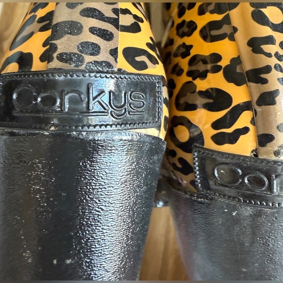 Corky's Cowgirl Cheetah Print Rainboot Shoe Style "Rodeo" Womens Sz 6 NWOB - Picture 3 of 6